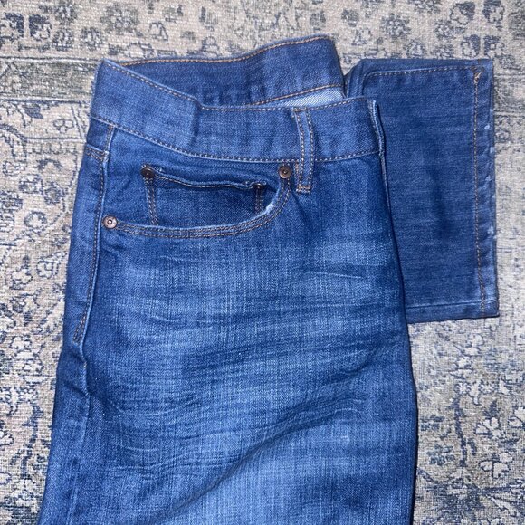 Gap Men's Premium Straight Blue Denim Jeans - Size 31/30 - Picture 3 of 6